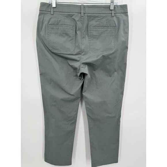 VINCE Gray Classic Coin Pocket Chino Khaki Ankle Pants Size 12 - Picture 3 of 6
